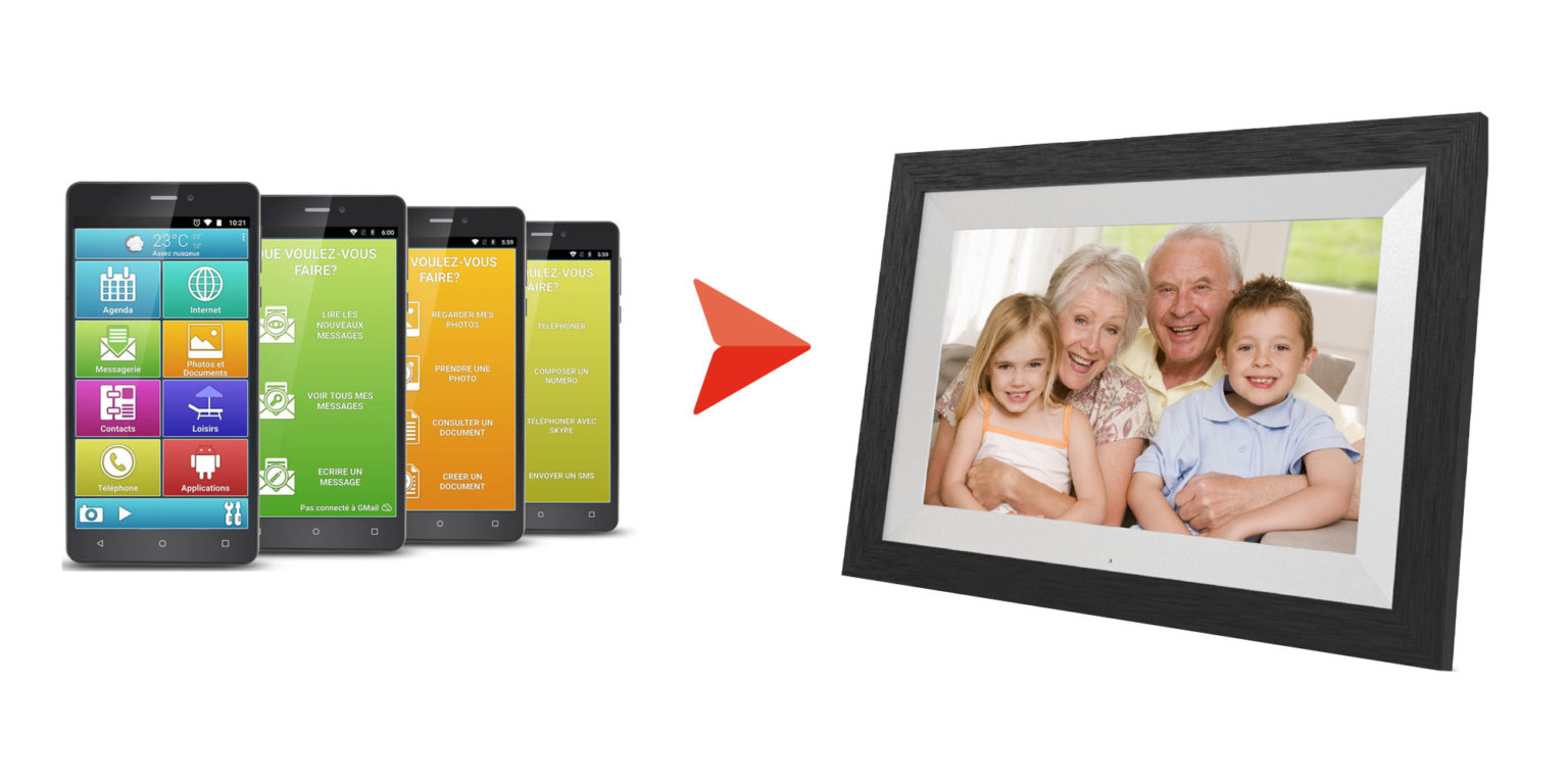 Cadre photos digital Digital Seniors